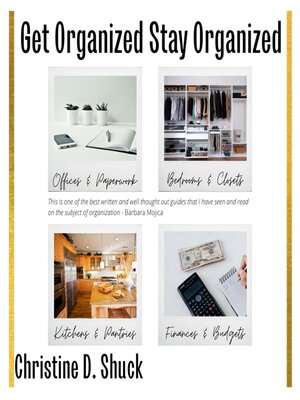 cover image of Get Organized, Stay Organized